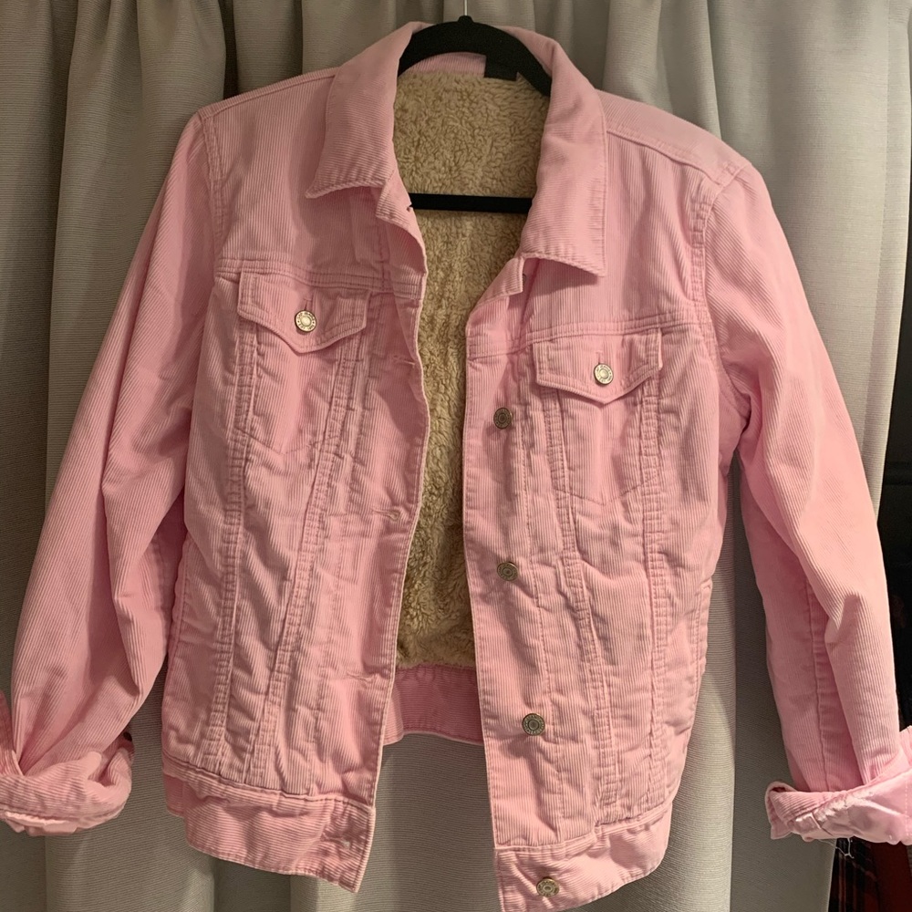 Pale Pink Gap Corduroy Jacket